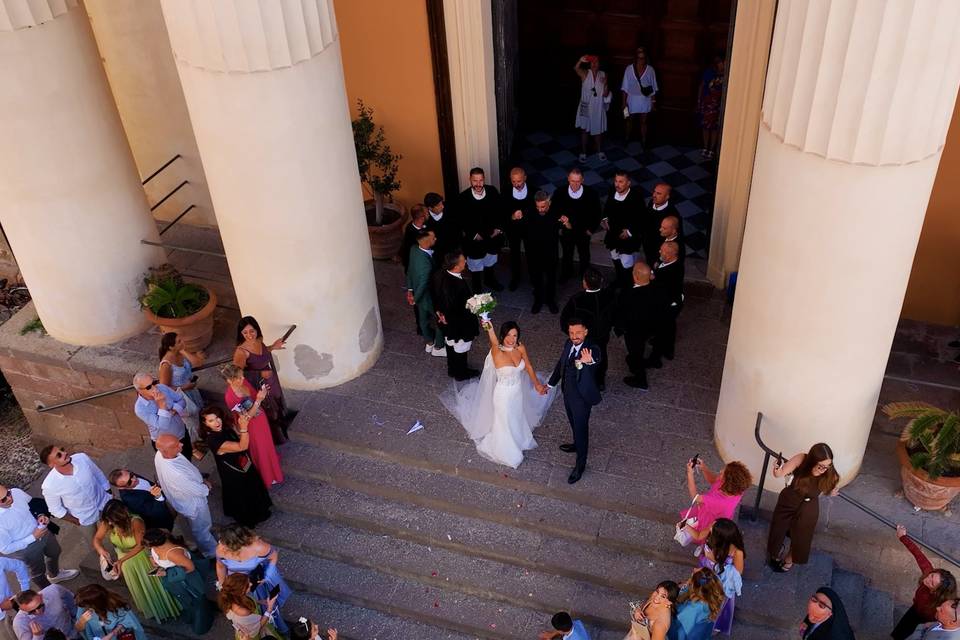 Drone chiesa coro