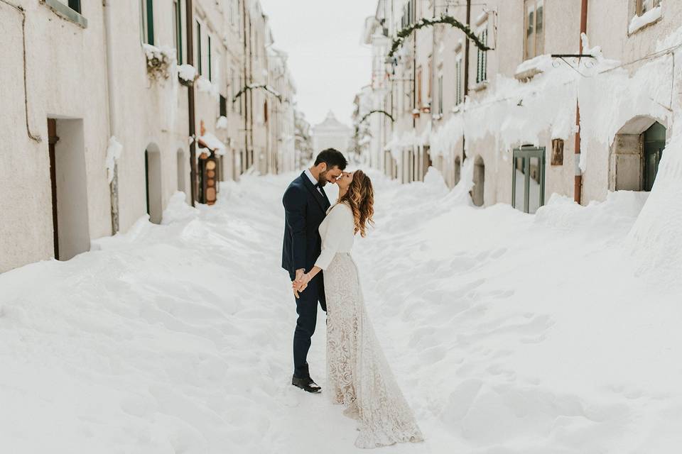 Wedding in the snow