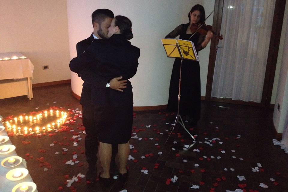 Una serenata col violino!