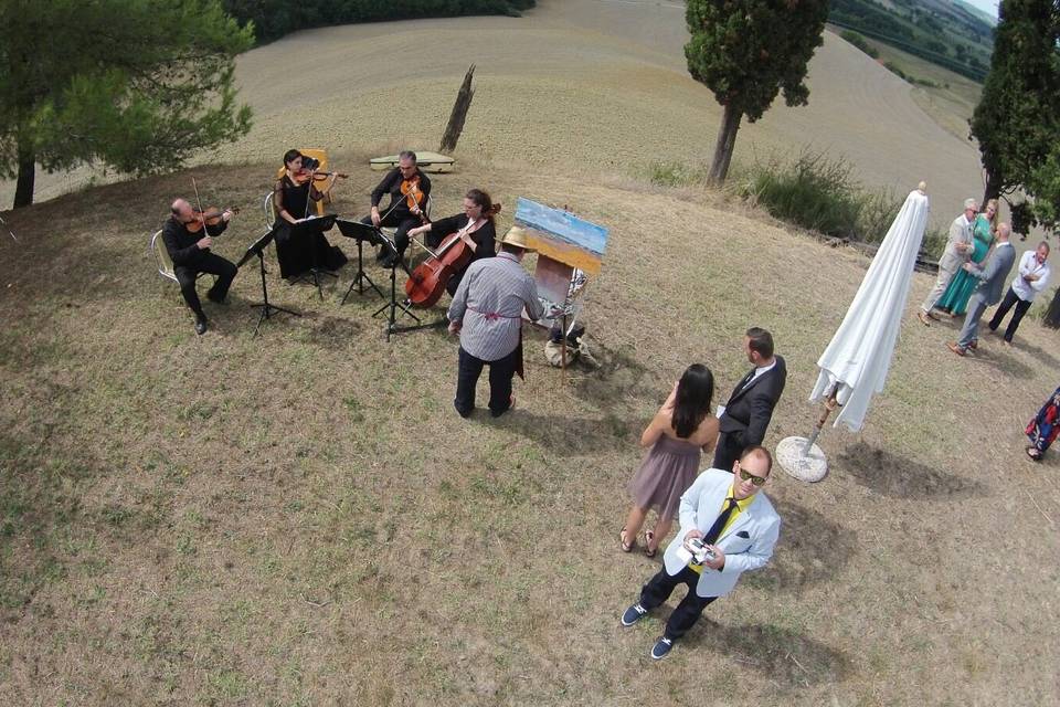 Violino e Chitarra in Yacht