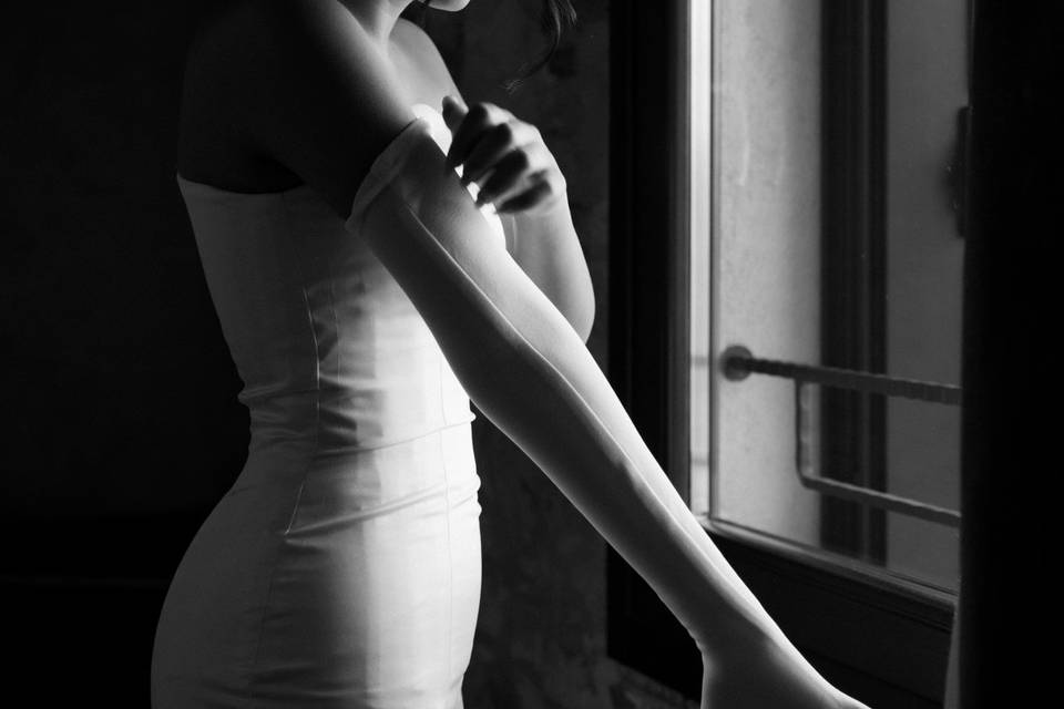 Preparazione sposa