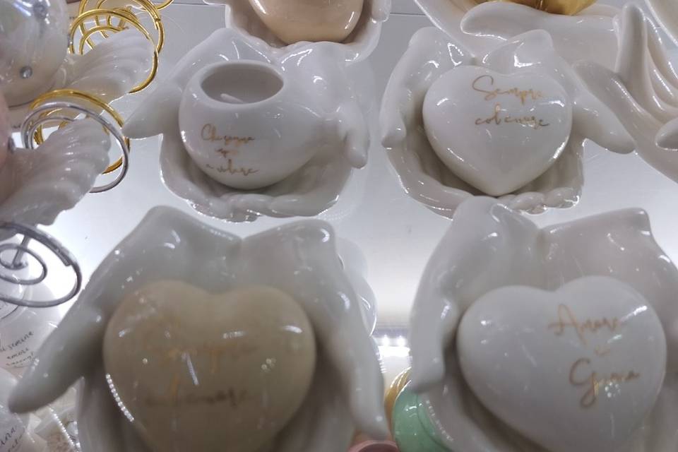 Cuoricino in ceramica