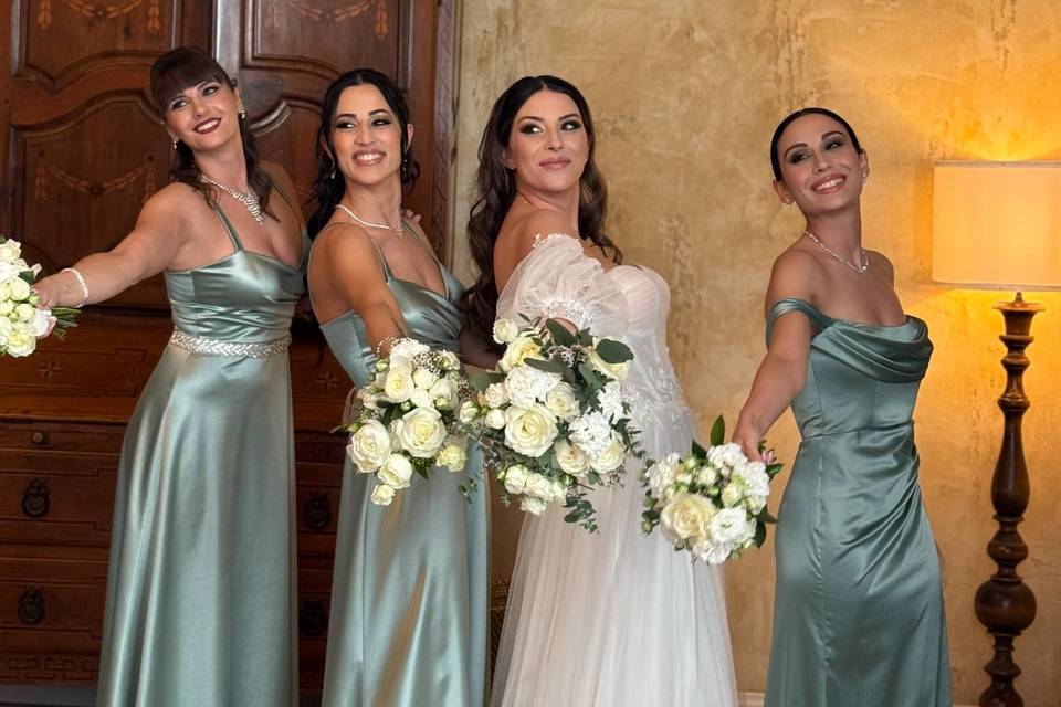 Make up sposa e damigelle