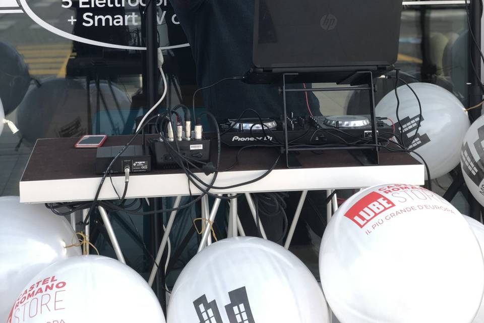 Allestimento Dj Set