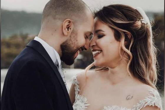 Scatto con make-up sposa