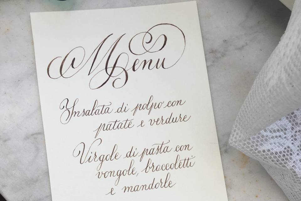 Calligrafia turchese