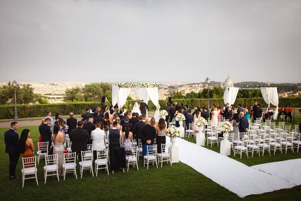 Matrimonio in villa