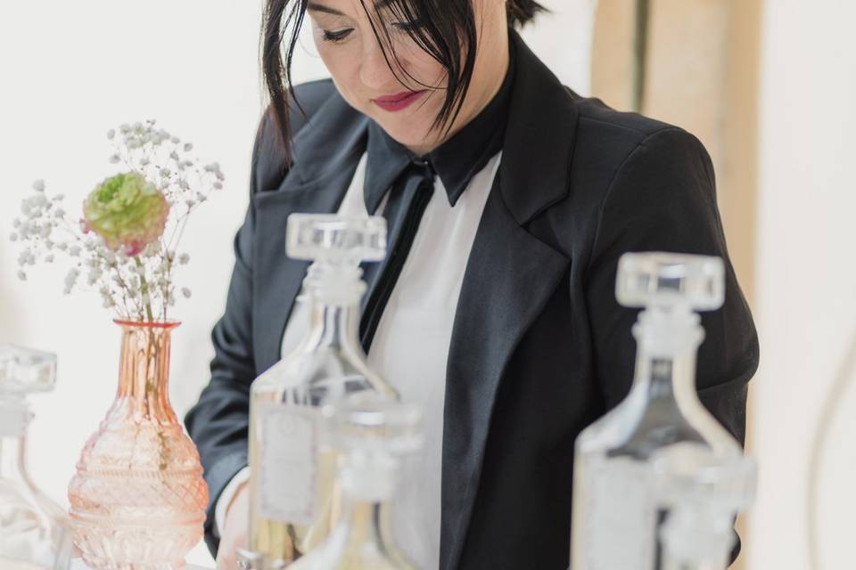 Parfum bar con bomboniere