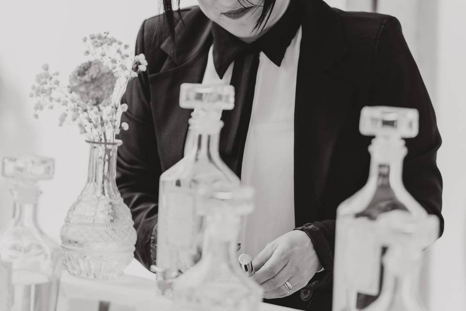 Parfum bar con bomboniere