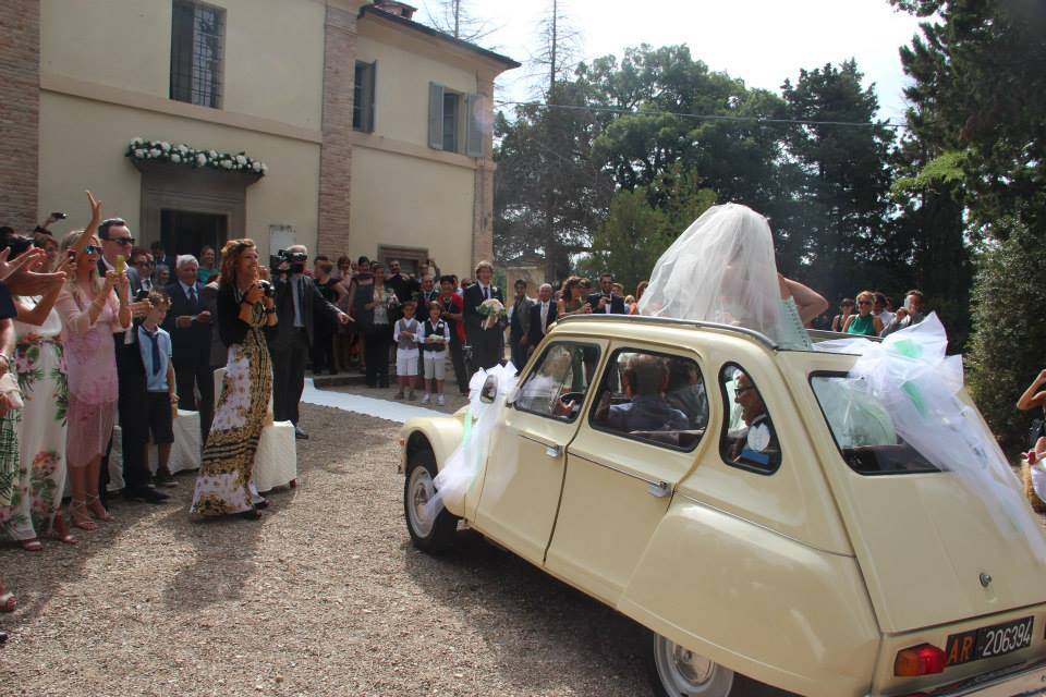 Arrivo in chiesa.