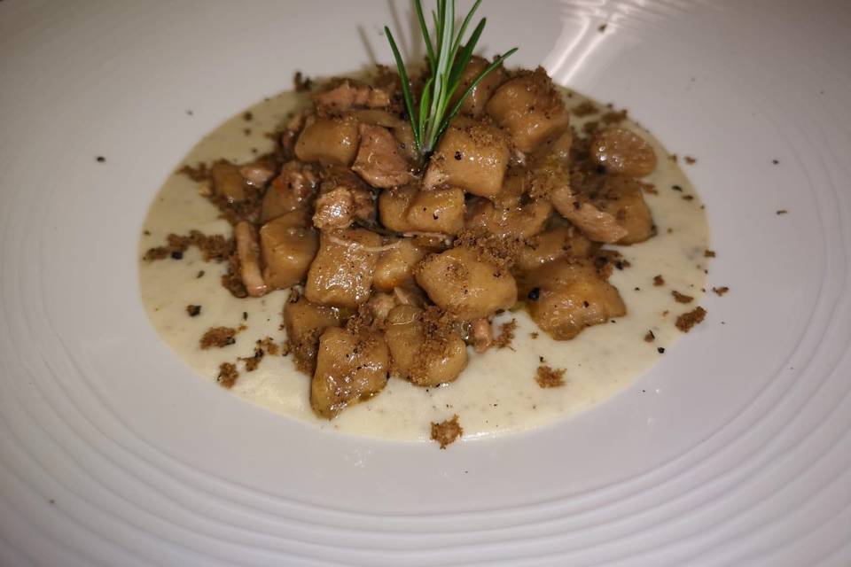 Gnocchi al ragù di chianina