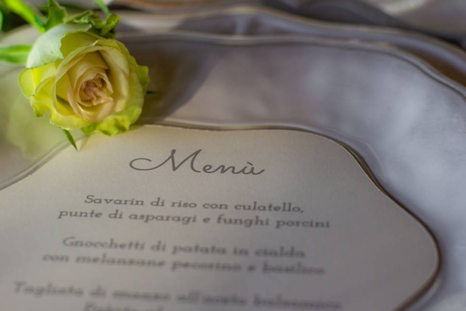 Menù matrimonio