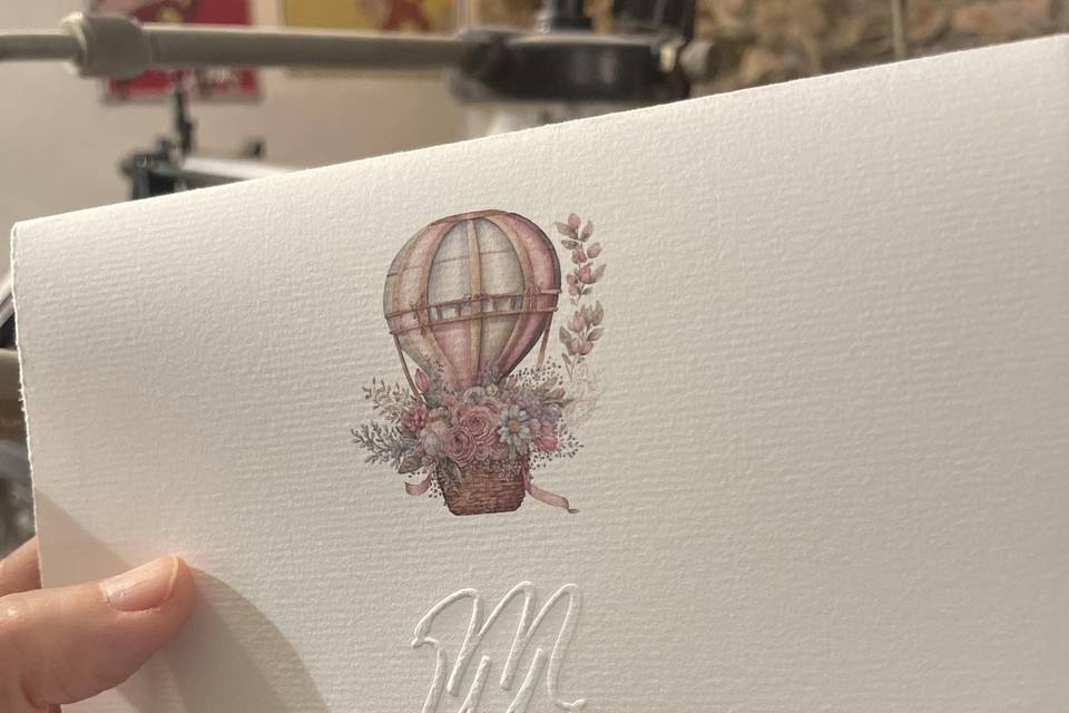 Mongolfiera romantica