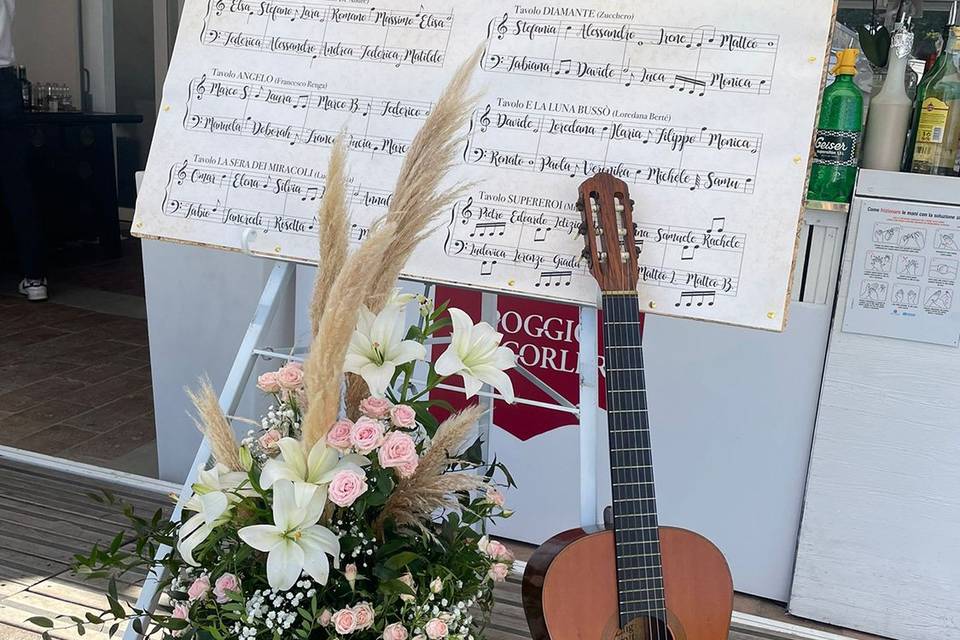 Tableau de mariage musicale