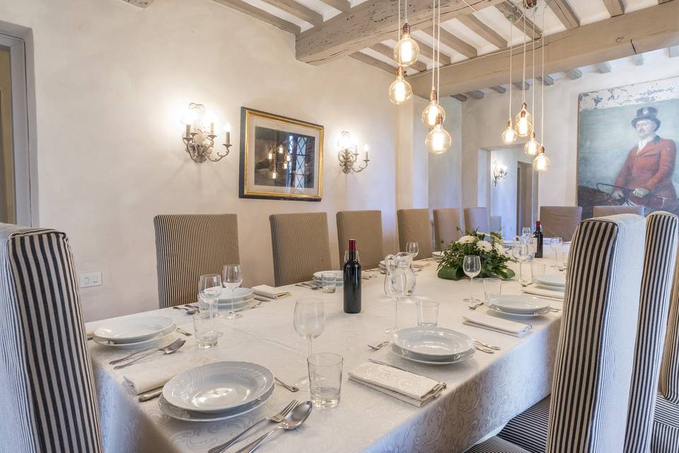 Sala da pranzo villa