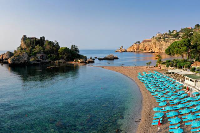 Beach club e Isola Bella