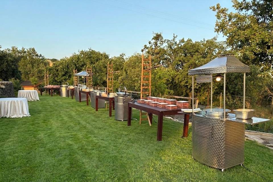 Show cooking catering