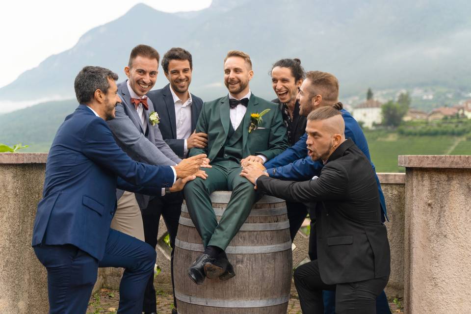 Il lancio del bouquet