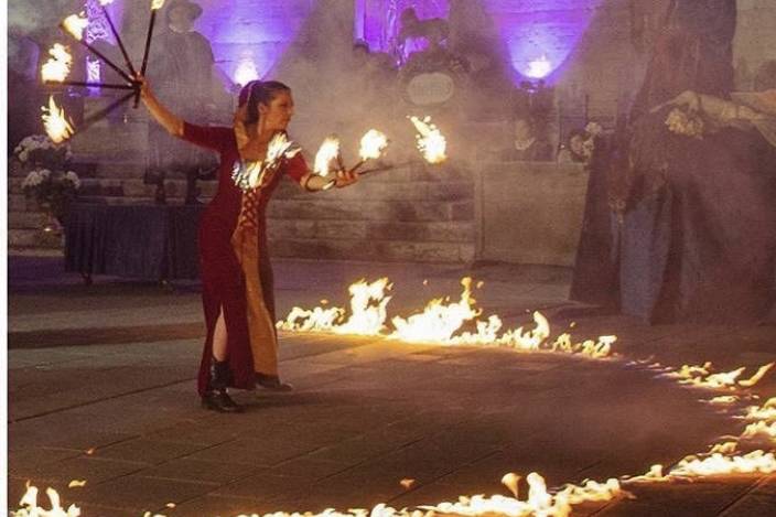 Spettacolo fuoco