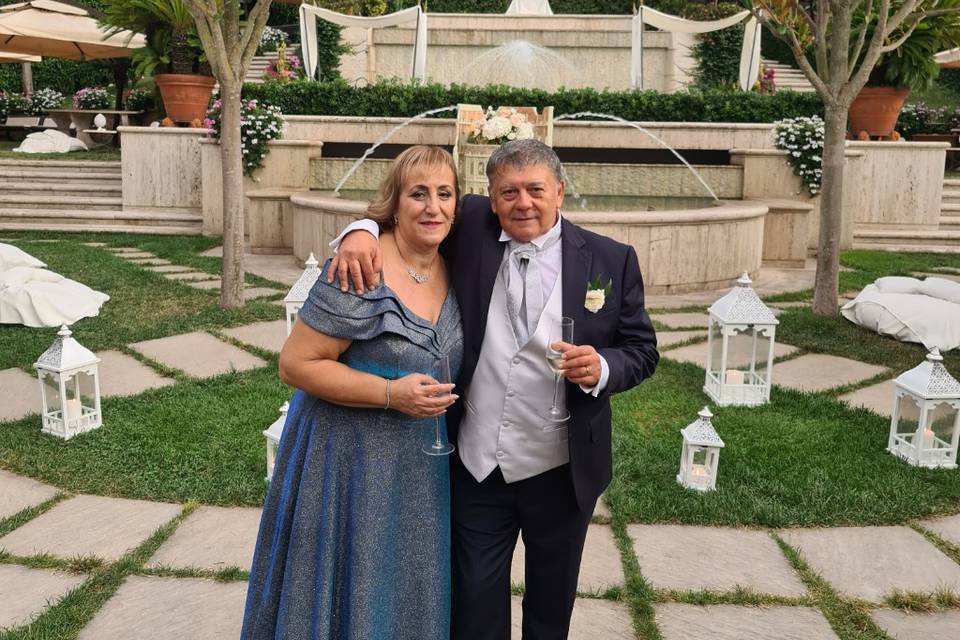 Cinzia e Fabio sposi
