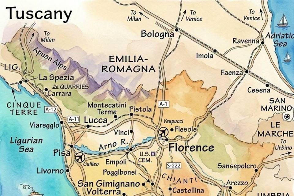 Nel cuore della toscana