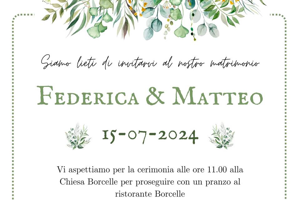 Partecipazione nozze