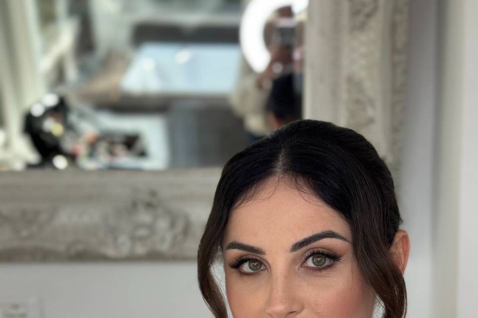 Full glam makeup