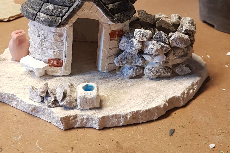 Trullo porta olio o candela