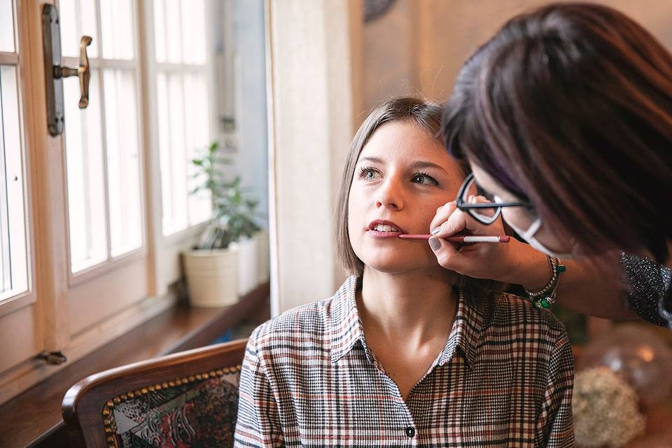 Preparazione sposa
