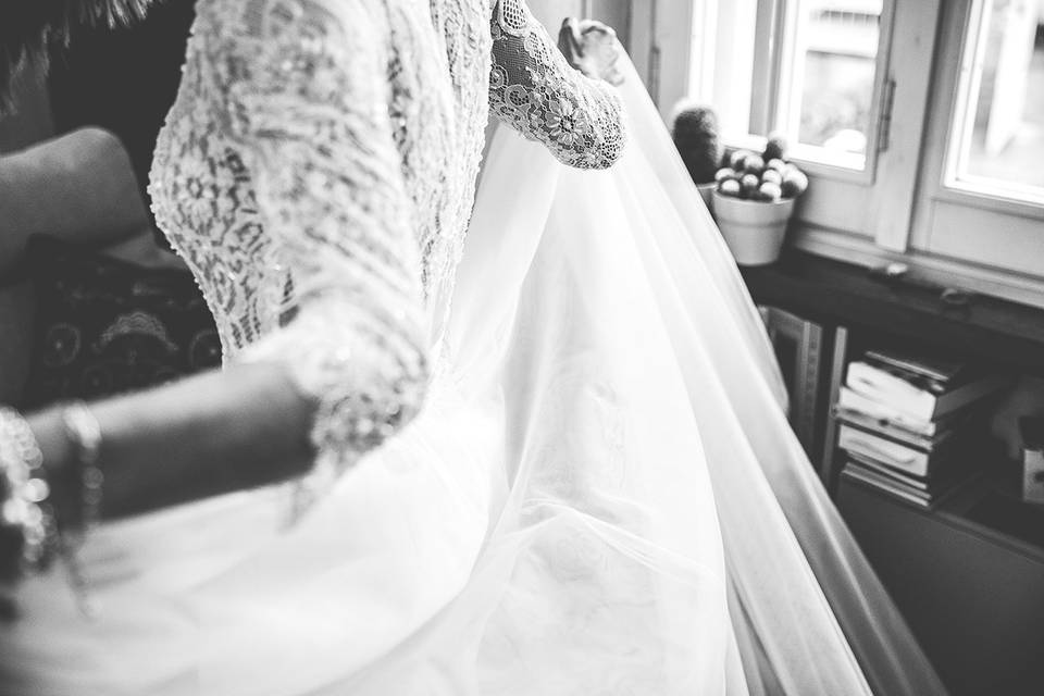 Preparazione sposa