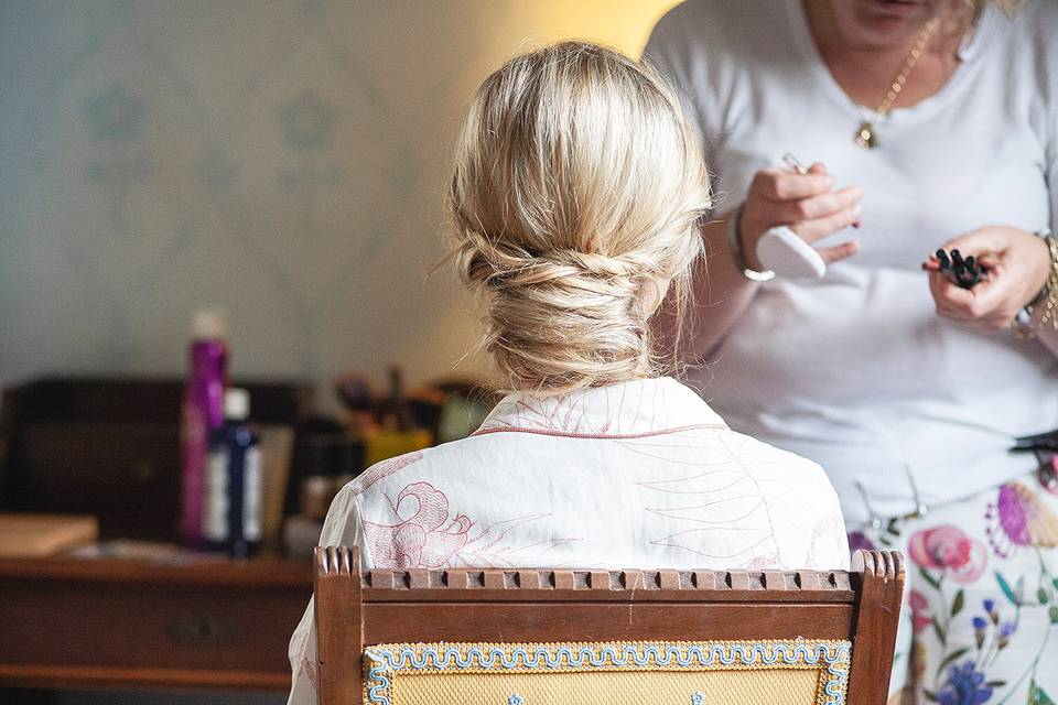 Preparazione sposa