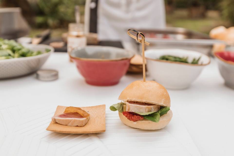 Live cooking