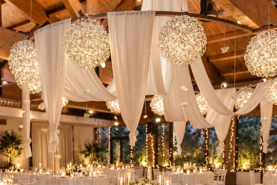 Mise en place con candele