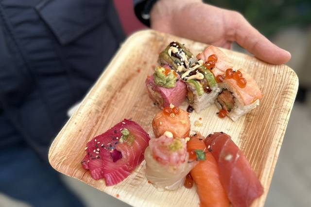 Sushi selection