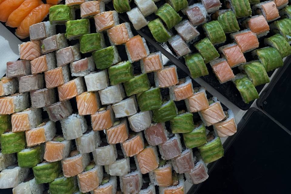 Selezione di sushi