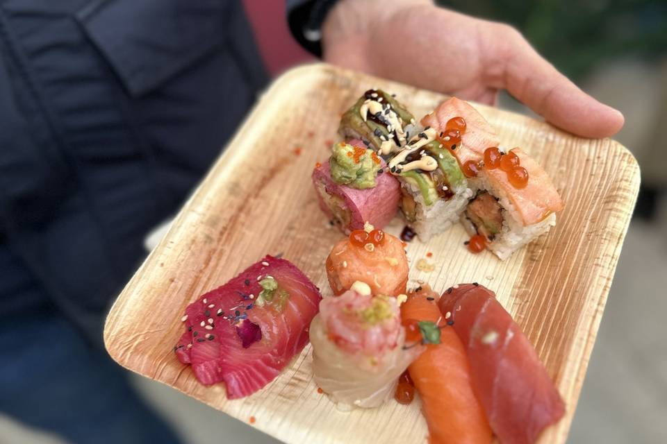 Sushi selection