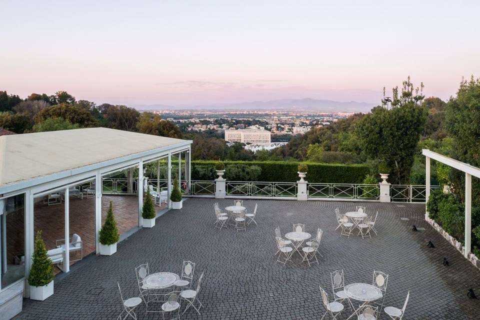 La terrazza panoramica