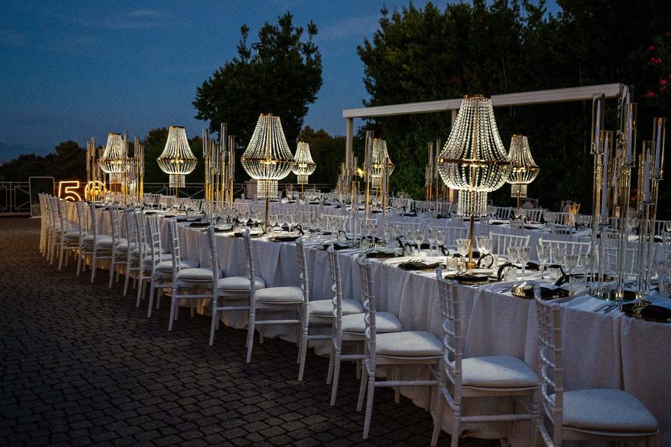 Cena in terrazza