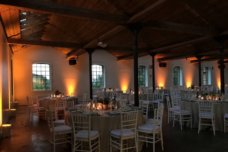 Illuminazione a led matrimoni