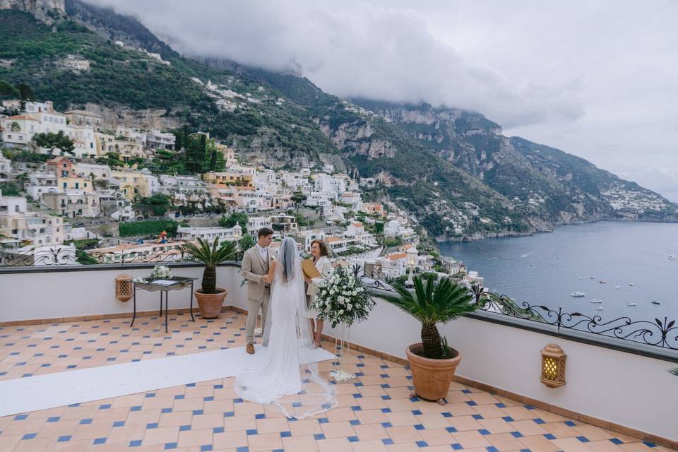 Wedding su Terrazza a Positano