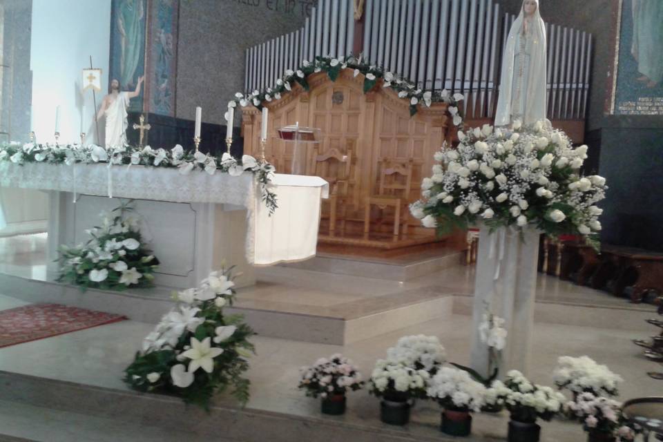 Allestimento chiesa