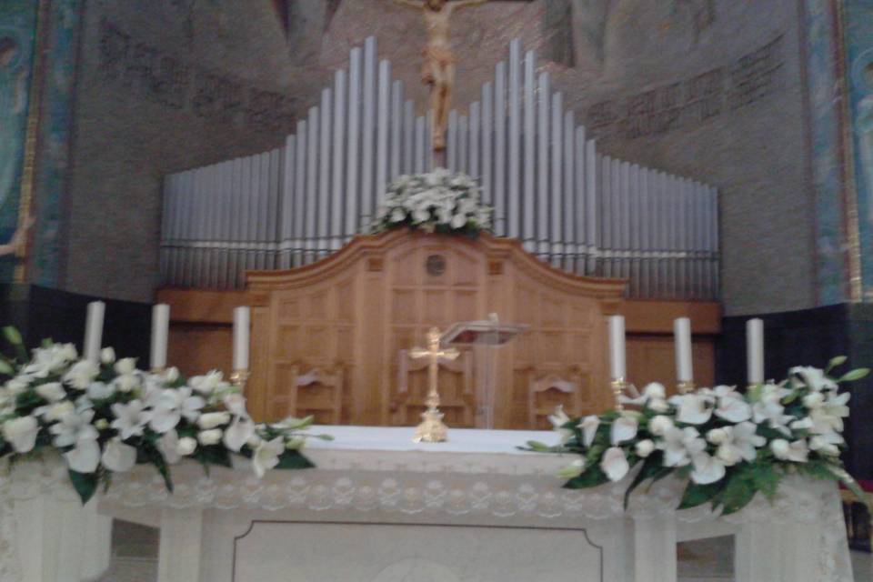 Allestimento chiesa