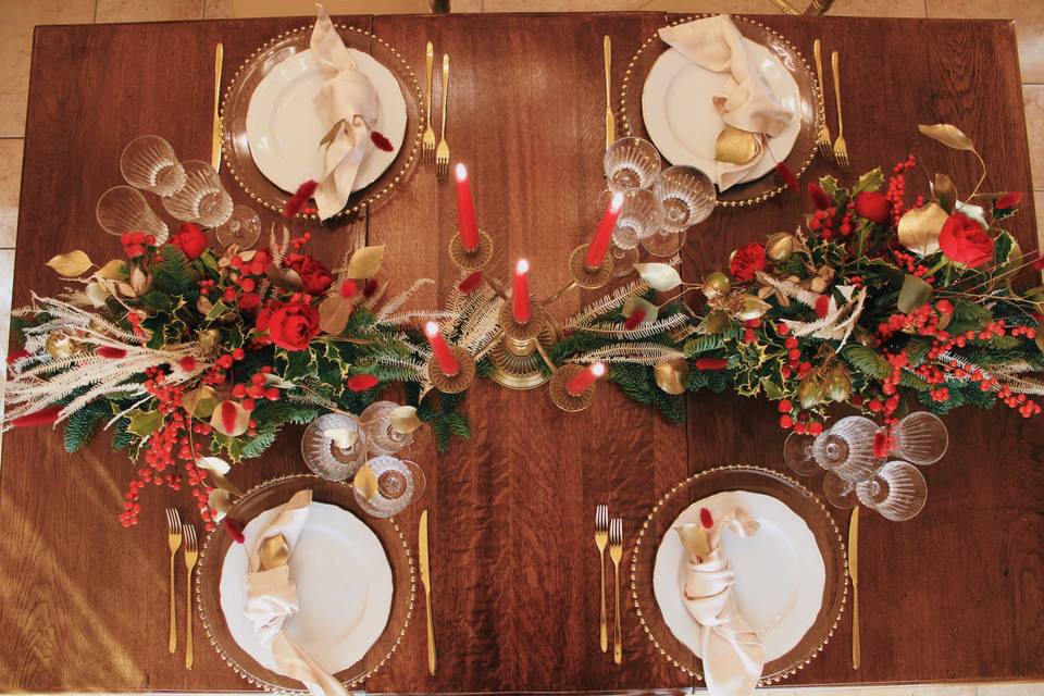 Christmas table