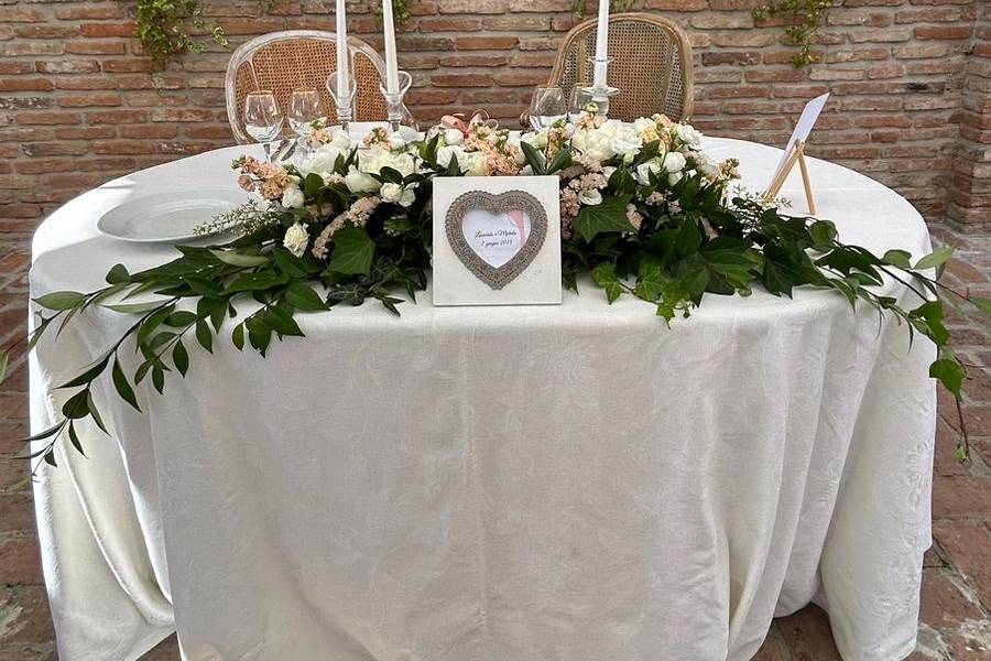 Tavolo sposi