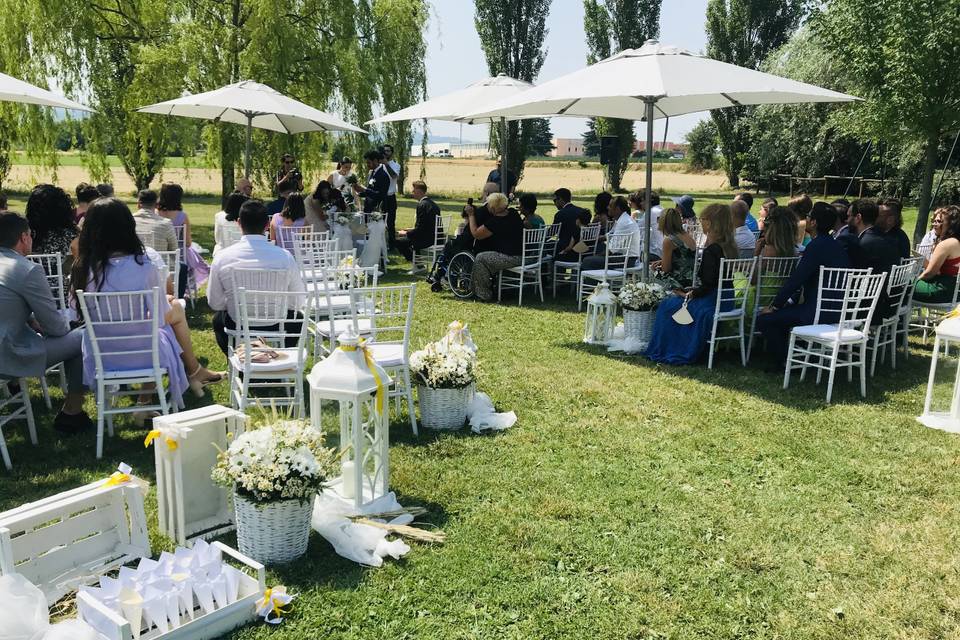 Matrimonio nel parco