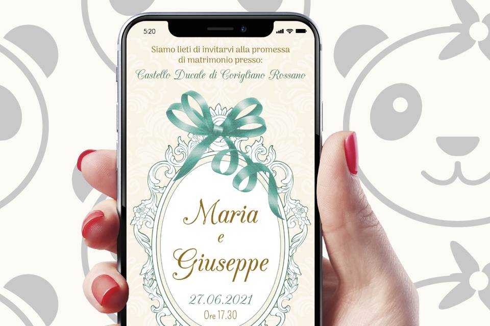 Invito promessa di Matrimonio