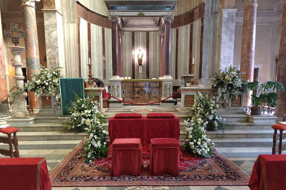 Allestimento chiesa