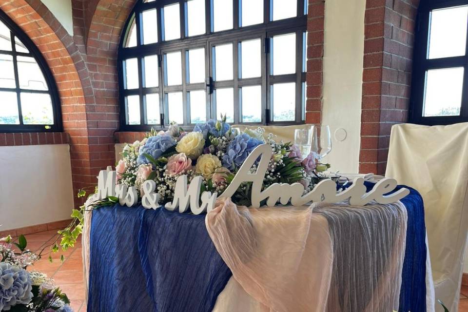 Tavolo sposi