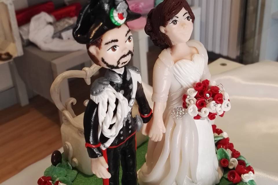 Cake topper carabiniere