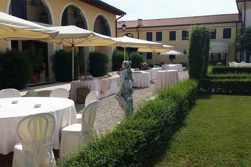 Allestimento in giardino